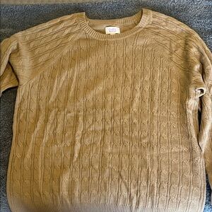 Croft & Barrow Women’s Crewneck Sweater - Beige